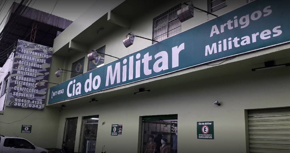 Fachada Loja Física Cia do Militar