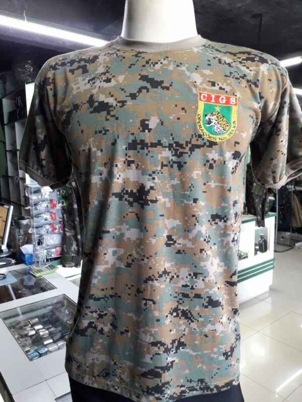 camisa cigs camuflada